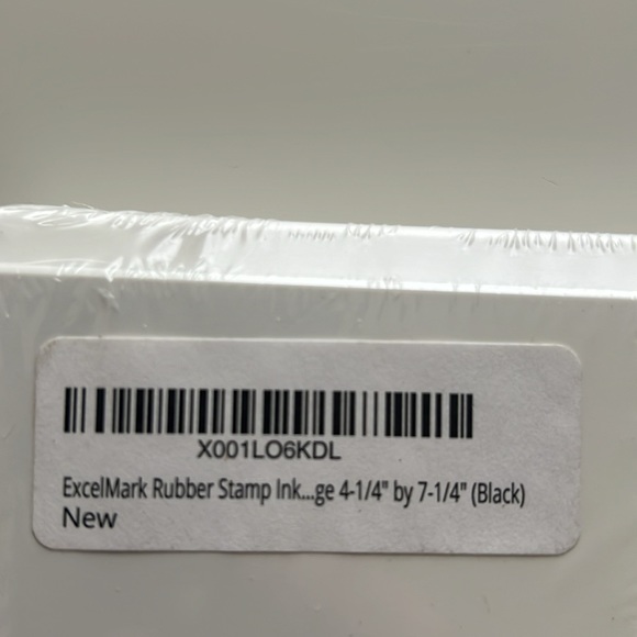 New XL Rubber Stamp (Stars, Moons) and XL Black Ink Pad - Picture 4 of 6